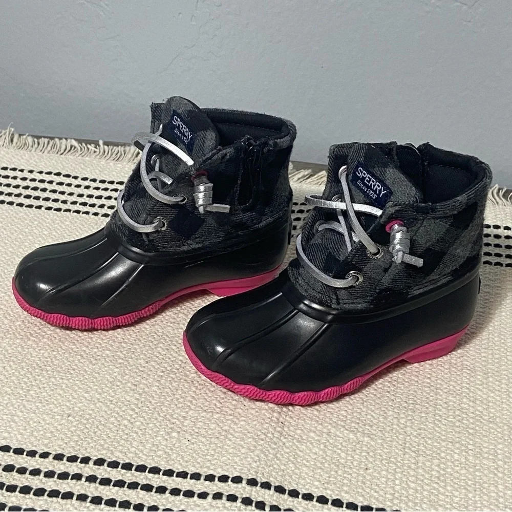 SPERRY TOP SLIDER / Saltwater Duck Boots Size 7